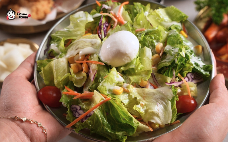 7+ Món ăn kèm ngon nhất cùng gà nướng củi Hàn Quốc 2