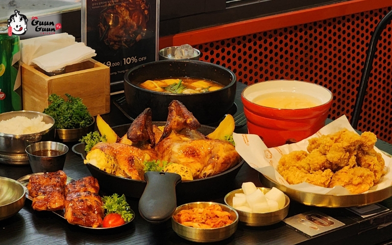 Lý do nên chọn combo đồ ăn Hàn Quốc tại Guunguun Chicken 4