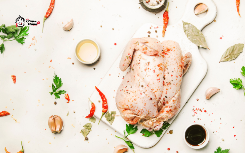 Cách làm gà nướng củi Hàn Quốc thơm ngon chuẩn vị 2