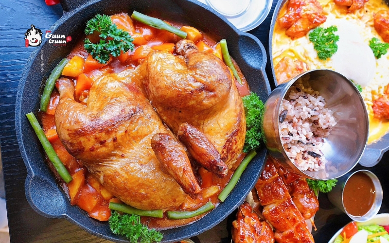 Khám phá món gà nướng củi Hàn Quốc GuunGuun ngon khó cưỡng 1