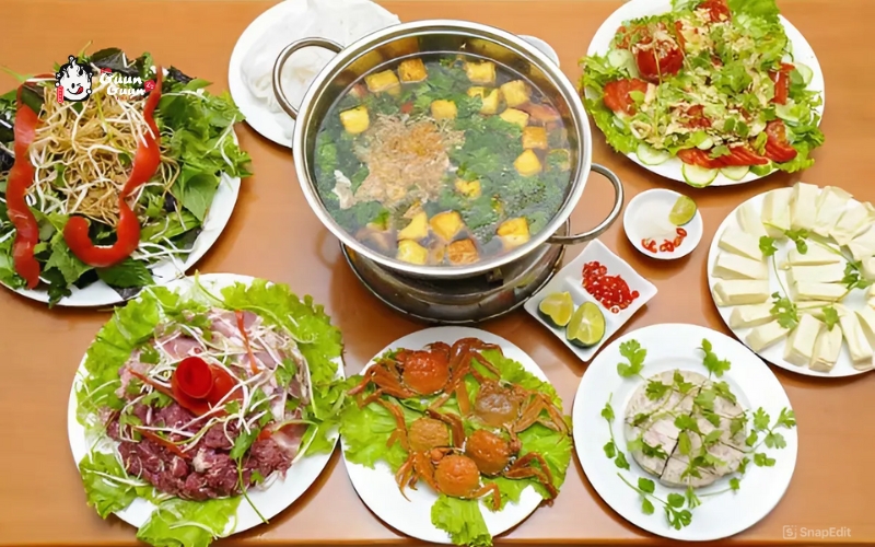 Cách làm lẩu riêu cua bắp bò 4