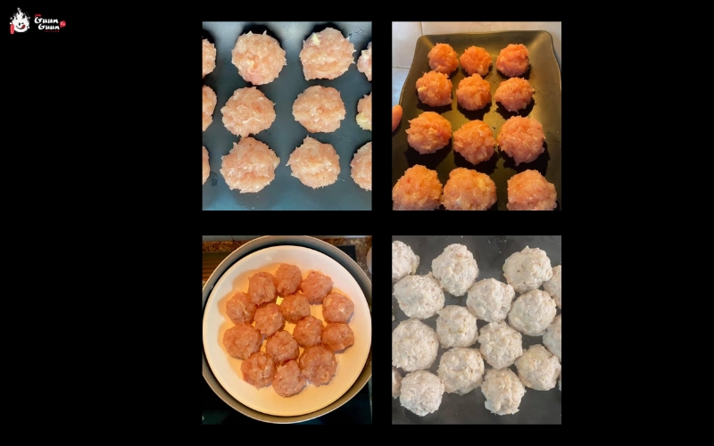 Mì Spaghetti gà viên sốt cà chua 2